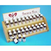 Fragrant oils - 4-bootles (15ml) on wooden stand